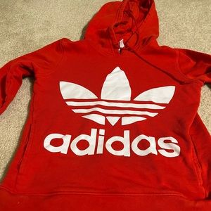 Up for sell is a Women Adidas hoodie size XS